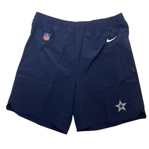 NFL Nike On-Field Dallas Cowboys Shorts Men’s Large – Navy Blue Athletic Shorts - Picture 1 of 7